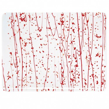  Glass sheet 4224-30 Clear, Red Frit, Red Str 