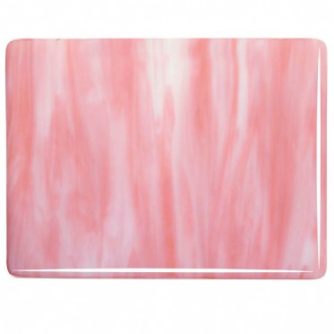  Glass sheet 2305-30 White/Salmon Pink 