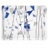  Glass sheet 4119-30 Black Str./Blue+White Co 