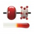  Glassrod 1122-76 Red Transp. 