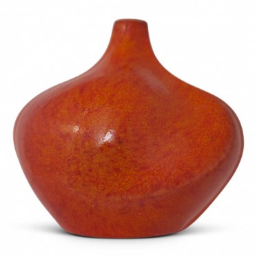  Stoneware Glaze 5566 Orange red, effect 