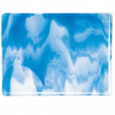  Glass sheet 2064-30 Clear, Egyptian Blue 