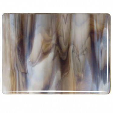  Glass sheet 2109-30 White Opal, Dark Brown 