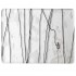  Glass sheet 4118-30 Black Str./White Confett 