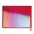  Glass sheet 1122-31 Red-Orange, irid. 