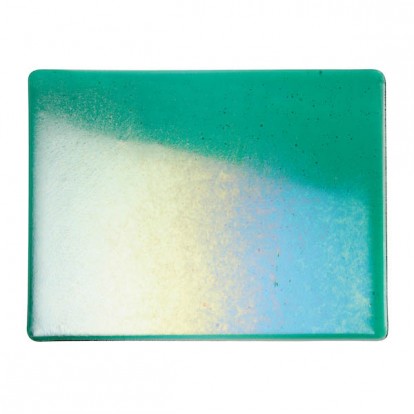  Glass sheet 1417-31 Emerald Green, Irid. 